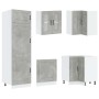 Mueble cocina Kalmar gris hormigón 14 pzas madera contrachapada by , Kitchen cabinets - Ref: Foro24-3314975, Price: 1,00 €, D...