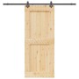Puerta corredera con herrajes madera maciza de pino 95x210 cm von , Türen - Ref: Foro24-3332734, Preis: 211,07 €, Rabatt: %