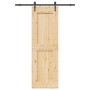 Puerta corredera con herrajes madera maciza de pino 70x210 cm von , Türen - Ref: Foro24-3332736, Preis: 174,42 €, Rabatt: %