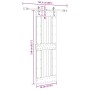 Puerta corredera con herrajes madera maciza de pino 70x210 cm von , Türen - Ref: Foro24-3332736, Preis: 174,42 €, Rabatt: %