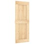 Puerta corredera con herrajes madera maciza de pino 80x210 cm von , Türen - Ref: Foro24-3332743, Preis: 211,99 €, Rabatt: %