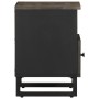 Mesitas de noche 2 uds madera maciza de mango negro 40x33x46 cm by , Nightstands - Ref: Foro24-4017691, Price: 112,09 €, Disc...