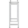 Estantería de neumáticos 2 niveles acero plateado 110x40x109 cm by , Industrial shelving - Ref: Foro24-4016966, Price: 34,79 ...