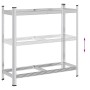 Estantería de neumáticos 2 niveles acero plateado 110x40x109 cm by , Industrial shelving - Ref: Foro24-4016966, Price: 34,79 ...