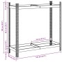 Estantería de neumáticos 2 niveles acero plateado 110x40x109 cm by , Industrial shelving - Ref: Foro24-4016966, Price: 34,79 ...