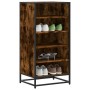 Zapatero madera contrachapada roble ahumado 48x38x97,5 cm by , Shoe racks and shoe organizers - Ref: Foro24-849206, Price: 69...