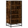 Zapatero madera contrachapada roble ahumado 48x38x97,5 cm by , Shoe racks and shoe organizers - Ref: Foro24-849206, Price: 69...