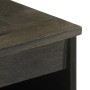 Aparador negro 60x33x75 cm madera maciza mango by , CD and DVD storage - Ref: Foro24-4017709, Price: 92,90 €, Discount: %