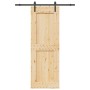 Puerta corredera con herrajes madera maciza de pino 80x210 cm von , Türen - Ref: Foro24-3332701, Preis: 200,93 €, Rabatt: %