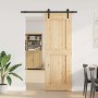 Puerta corredera con herrajes madera maciza de pino 80x210 cm von , Türen - Ref: Foro24-3332701, Preis: 200,93 €, Rabatt: %