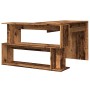 Escritorio de esquina madera contrachapada madera envejecida by , Desks - Ref: Foro24-855956, Price: 119,92 €, Discount: %