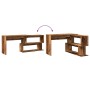Escritorio de esquina madera contrachapada madera envejecida by , Desks - Ref: Foro24-855956, Price: 119,92 €, Discount: %