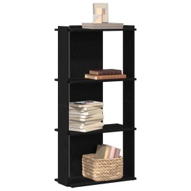 Librería de 3 estantes madera de ingeniería negro 60x30x120 cm von , Bücherregale und Regale - Ref: Foro24-860266, Preis: 61,...