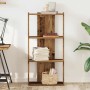 Librería 3 niveles madera ingeniería madera vieja 60x30x120 cm by , Bookcases and shelves - Ref: Foro24-860272, Price: 62,41 ...