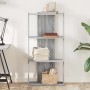 Librería 3 estantes madera ingeniería gris Sonoma 60x30x120 cm by , Bookcases and shelves - Ref: Foro24-860270, Price: 62,51 ...