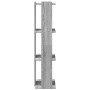Librería 3 estantes madera ingeniería gris Sonoma 60x30x120 cm by , Bookcases and shelves - Ref: Foro24-860270, Price: 62,51 ...