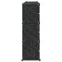 Estantería de cubos con 12 compartimentos y puertas PP negro by , Shoe racks and shoe organizers - Ref: Foro24-4019578, Price...