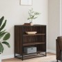 Aparador madera ingeniería y metal marrón roble 68x35x76 cm von , Sideboards - Ref: Foro24-848978, Preis: 80,11 €, Rabatt: %