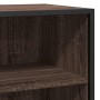 Aparador madera ingeniería y metal marrón roble 68x35x76 cm von , Sideboards - Ref: Foro24-848978, Preis: 80,11 €, Rabatt: %