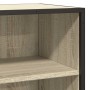 Aparador madera ingeniería y metal roble Sonoma 35,5x35x76 cm von , Sideboards - Ref: Foro24-848950, Preis: 53,09 €, Rabatt: %