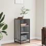 Aparador madera ingeniería y metal gris Sonoma 35,5x35x76 cm de , Aparadores - Ref: Foro24-848952, Precio: 55,38 €