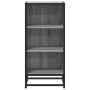 Aparador madera ingeniería y metal gris Sonoma 35,5x35x76 cm by , Sideboards - Ref: Foro24-848952, Price: 55,44 €, Discount: %