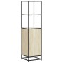 Aparador alto madera de ingeniería y metal 35,5x35x139 cm von , Sideboards - Ref: Foro24-849045, Preis: 76,67 €, Rabatt: %