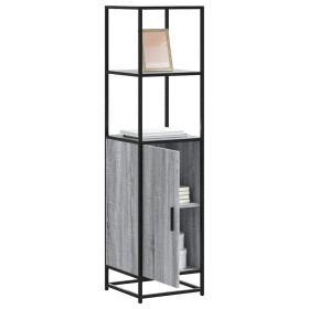 Aparador alto madera ingeniería metal gris sonoma 35,5x35x13 cm von , Sideboards - Ref: Foro24-849047, Preis: 79,01 €, Rabatt: %