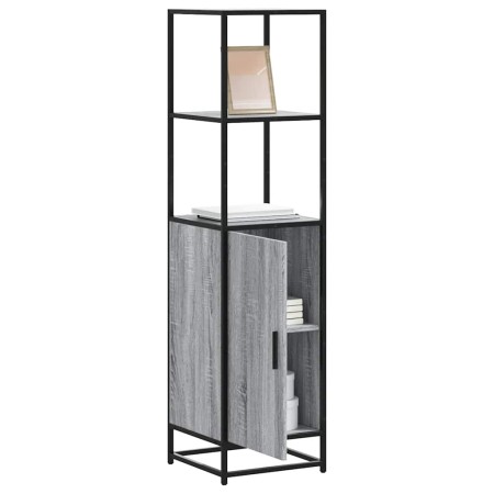 Aparador alto madera ingeniería metal gris sonoma 35,5x35x13 cm von , Sideboards - Ref: Foro24-849047, Preis: 79,01 €, Rabatt: %