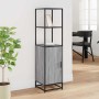 Aparador alto madera ingeniería metal gris sonoma 35,5x35x13 cm von , Sideboards - Ref: Foro24-849047, Preis: 79,01 €, Rabatt: %