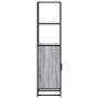 Aparador alto madera ingeniería metal gris sonoma 35,5x35x13 cm von , Sideboards - Ref: Foro24-849047, Preis: 79,01 €, Rabatt: %