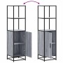 Aparador alto madera ingeniería metal gris sonoma 35,5x35x13 cm von , Sideboards - Ref: Foro24-849047, Preis: 79,01 €, Rabatt: %