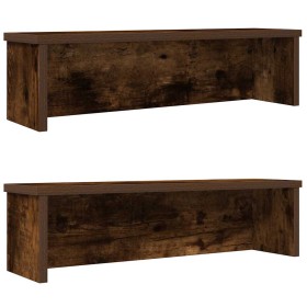 Estantes de cocina apilables 2 uds roble ahumado 50x15x16 cm von , Behälter für Küchenutensilien - Ref: Foro24-860490, Preis:...