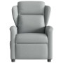 Sillón reclinable de masaje de tela gris claro by , Armchairs - Ref: Foro24-4015586, Price: 191,99 €, Discount: %