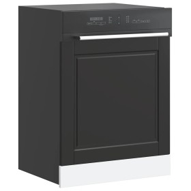 Panel para lavavajillas Porto madera contrachapada negro de , Armarios de cocina - Ref: Foro24-854138, Precio: 43,56 €, Descu...