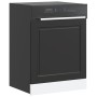 Panel para lavavajillas Porto madera contrachapada negro von , Küchenschränke - Ref: Foro24-854138, Preis: 43,56 €, Rabatt: %