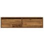 Mueble de TV con luces LED envejecida 100X35,5x25 cm von , TV-Möbel - Ref: Foro24-860245, Preis: 83,03 €, Rabatt: %