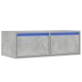 Mueble de TV con luces LED gris hormigón 75x35,5x25 cm von , TV-Möbel - Ref: Foro24-860232, Preis: 67,03 €, Rabatt: %