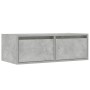 Mueble de TV con luces LED gris hormigón 75x35,5x25 cm von , TV-Möbel - Ref: Foro24-860232, Preis: 67,03 €, Rabatt: %