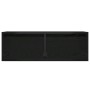 Mueble de TV con luces LED roble negro 75x35,5x25 cm von , TV-Möbel - Ref: Foro24-860230, Preis: 73,06 €, Rabatt: %