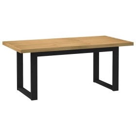 Mesa de comedor "NOAIN" patas U madera maciza pino 180x90x75 cm von , Küchen- und Esstische - Ref: Foro24-3328259, Preis: 351...