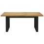 Mesa de comedor "NOAIN" patas U madera maciza pino 180x90x75 cm von , Küchen- und Esstische - Ref: Foro24-3328259, Preis: 351...