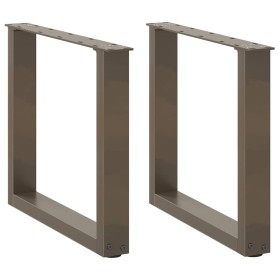 Patas para mesa de centro en forma de U 2 uds antracita acero de , Patas para mesas - Ref: Foro24-4013159, Precio: 58,54 €, D...