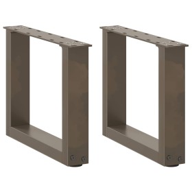 Patas de mesa centro forma U 2uds acero natural 30x(30-31) cm von , Tischbeine - Ref: Foro24-4013131, Preis: 41,89 €, Rabatt: %