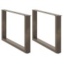 Patas para mesa de centro en forma de U 2 uds antracita acero by , Table legs - Ref: Foro24-4013167, Price: 63,38 €, Discount: %