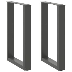 Patas para mesa comedor forma U 2uds antracita 50x(72-73) cm von , Tischbeine - Ref: Foro24-4013178, Preis: 93,22 €, Rabatt: %