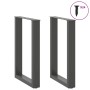 Patas para mesa comedor forma U 2uds antracita 50x(72-73) cm de , Patas para mesas - Ref: Foro24-4013178, Precio: 95,40 €, De...