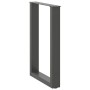 Patas para mesa comedor forma U 2uds antracita 50x(72-73) cm de , Patas para mesas - Ref: Foro24-4013178, Precio: 95,40 €, De...
