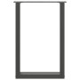 Patas para mesa comedor forma U 2uds antracita 50x(72-73) cm de , Patas para mesas - Ref: Foro24-4013178, Precio: 95,40 €, De...