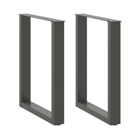 Patas mesa centro forma U 2uds antracita 70x(72-73)cm acero by , Table legs - Ref: Foro24-4013186, Price: 81,26 €, Discount: %